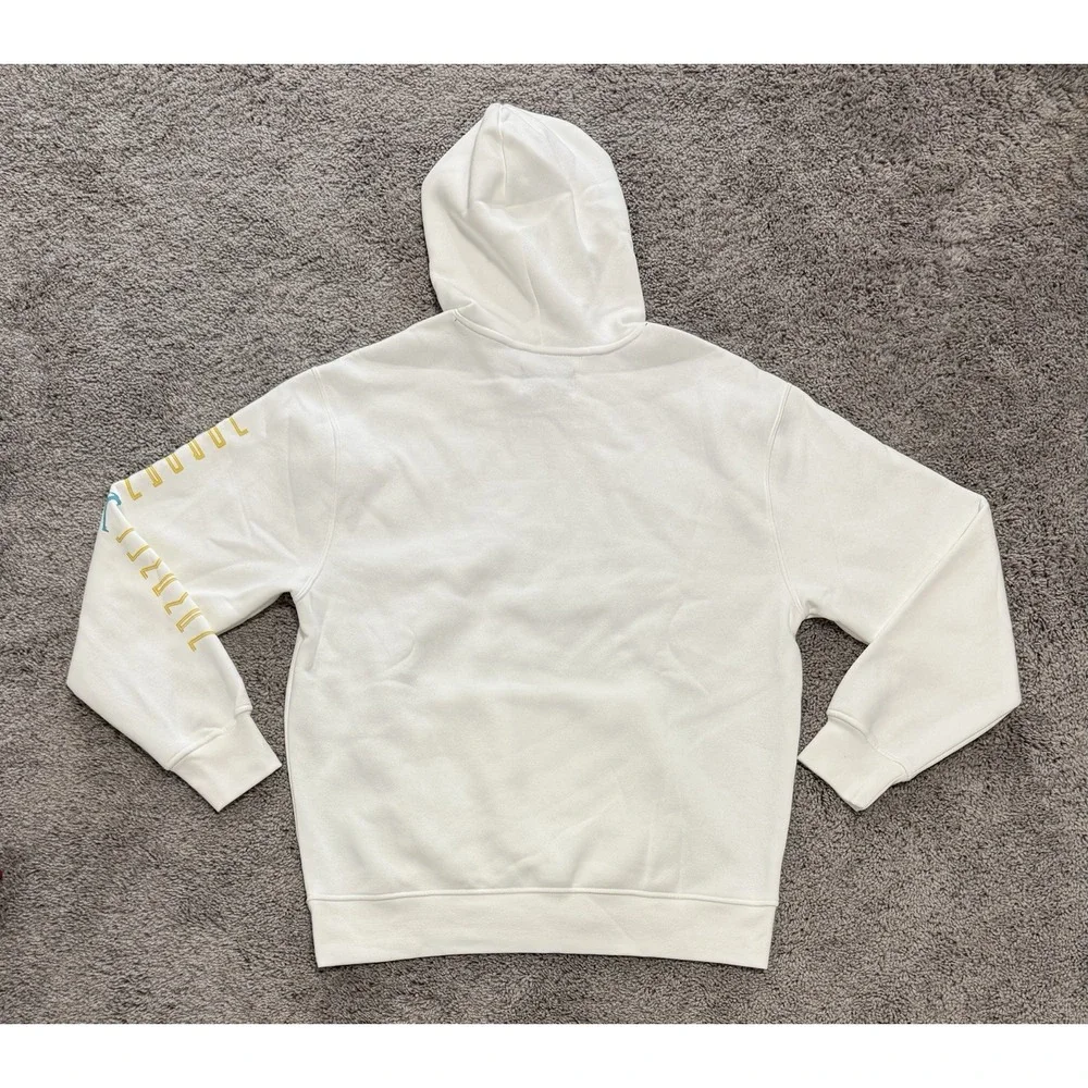 Nike Air Jordan AJ11 Gamma Fleece Hoodie White IQ6970-100 Mens Size Large NEW